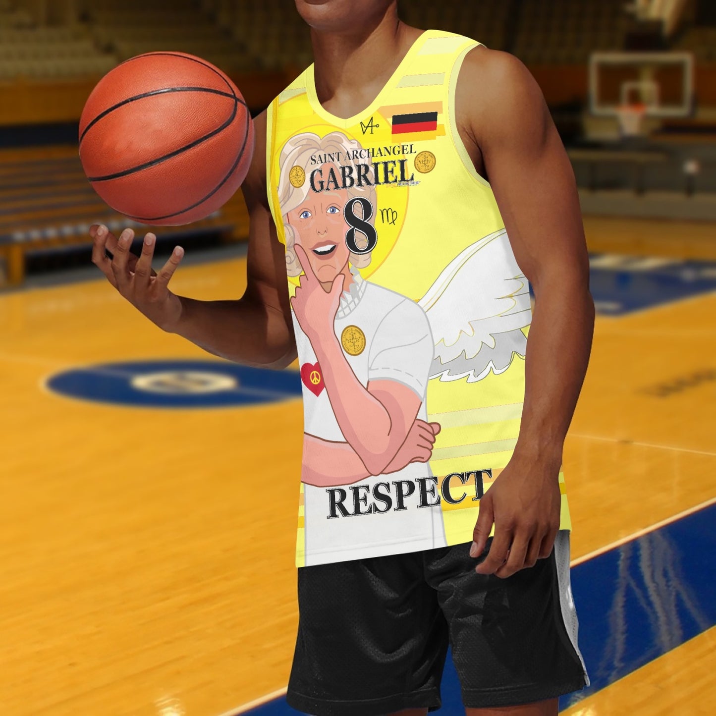 Basketball Jersey GLOBAL FREEDOM UNITED ARCHANGEL GABRIEL GERMANY 8
