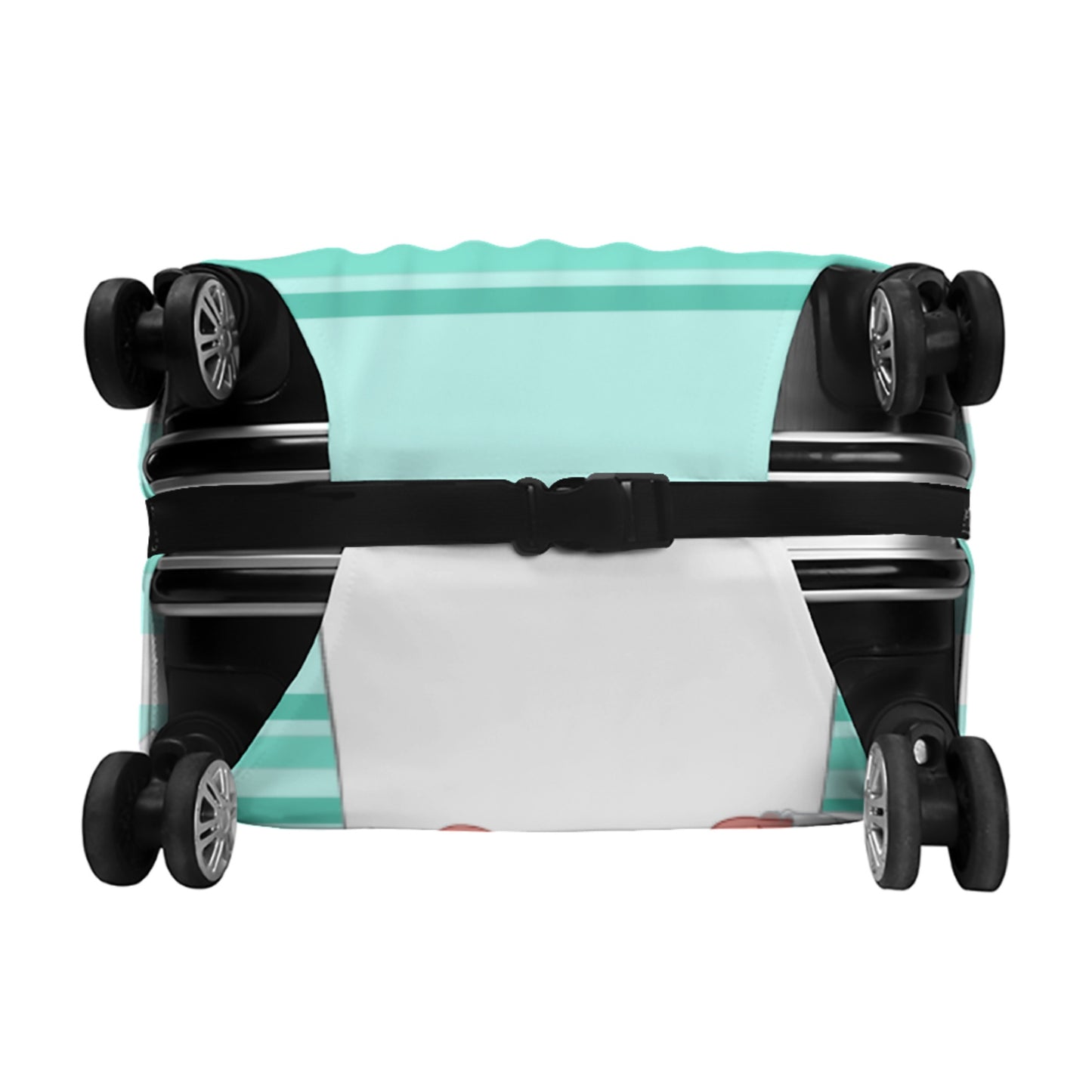 Luggage Cover GLOBAL FREEDOM UNITED© Archangel Rafael Arabic Light Green