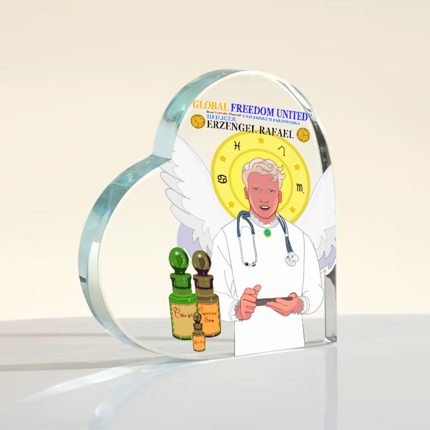 Acryl Heard GLOBAL FREEDOM UNITED© Archangel Rafael Deutsch