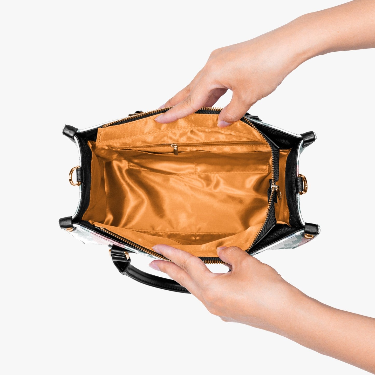 Concise Type Women's Tote Bag GLOBAL FREEDOM UNITED© Couple Germany Blue1