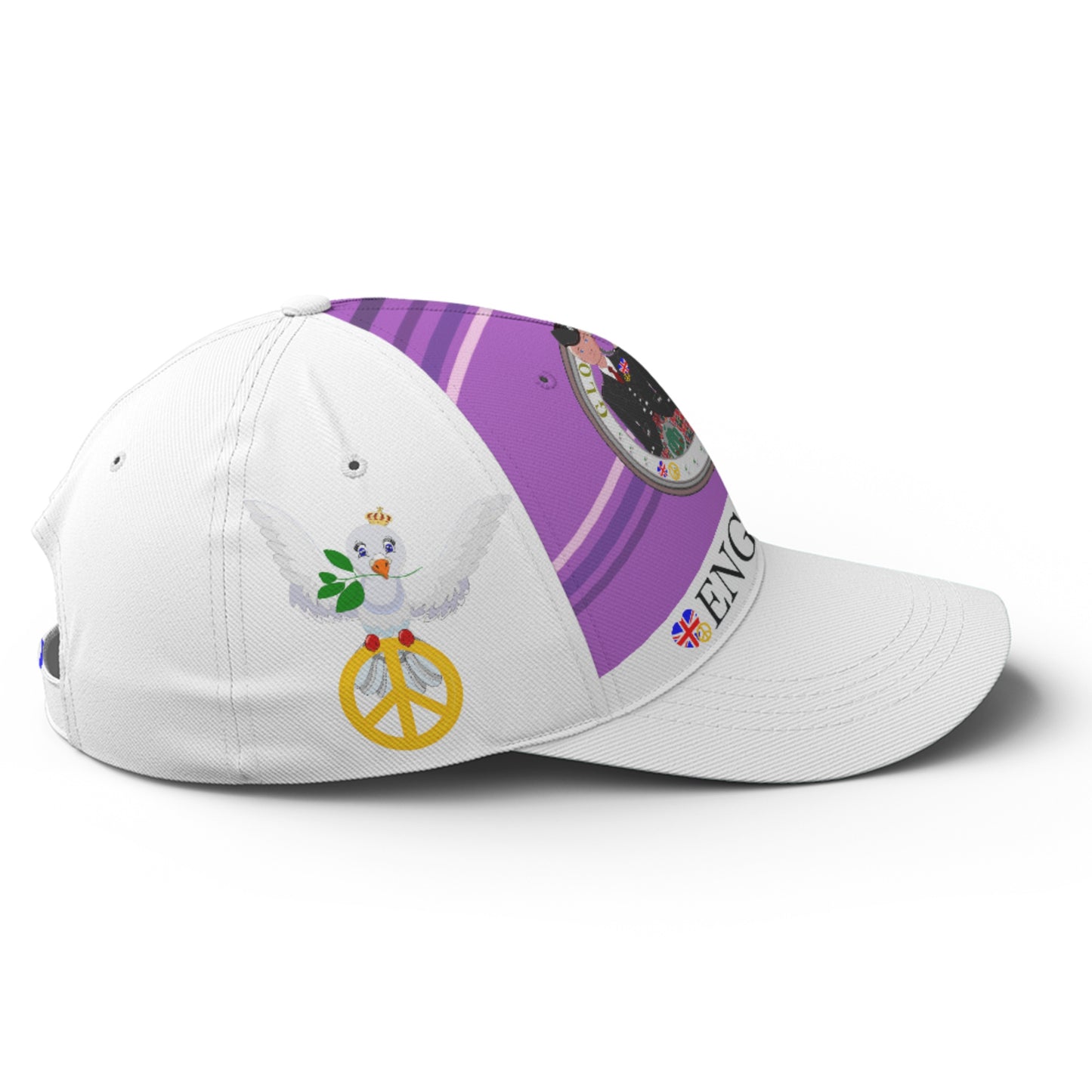 Basketball Cap GLOBAL FREEDOM UNITED© Couple England Lilac