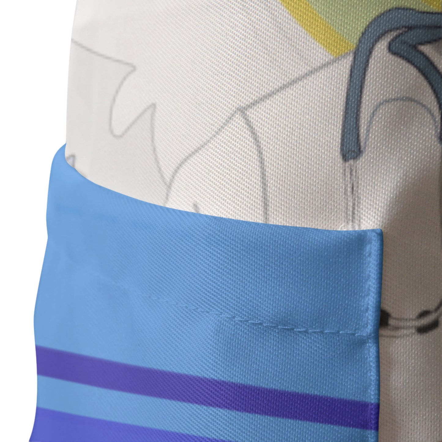 Apron GLOBAL FREEDOM UNITED© Archangel Rafael Arabic Deep Blue