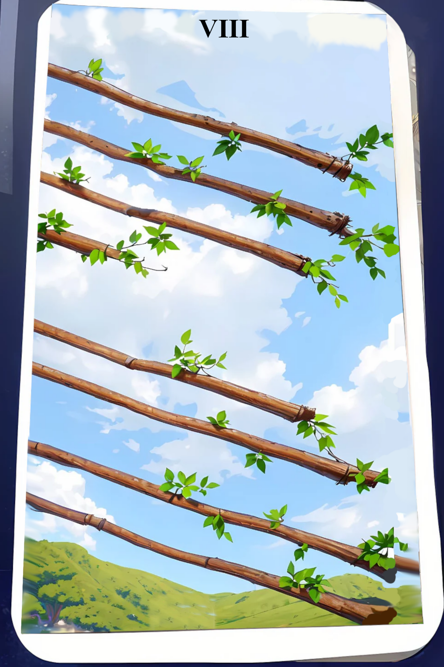 Kartendeck Tarot Anime Stäbe