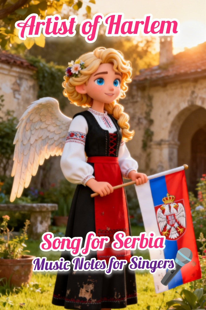 Music Notes Artist of Harlem© - Song for Serbia