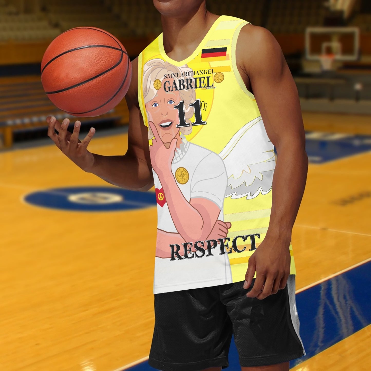 Basketball Jersey GLOBAL FREEDOM UNITED ARCHANGEL GABRIEL GERMANY 11