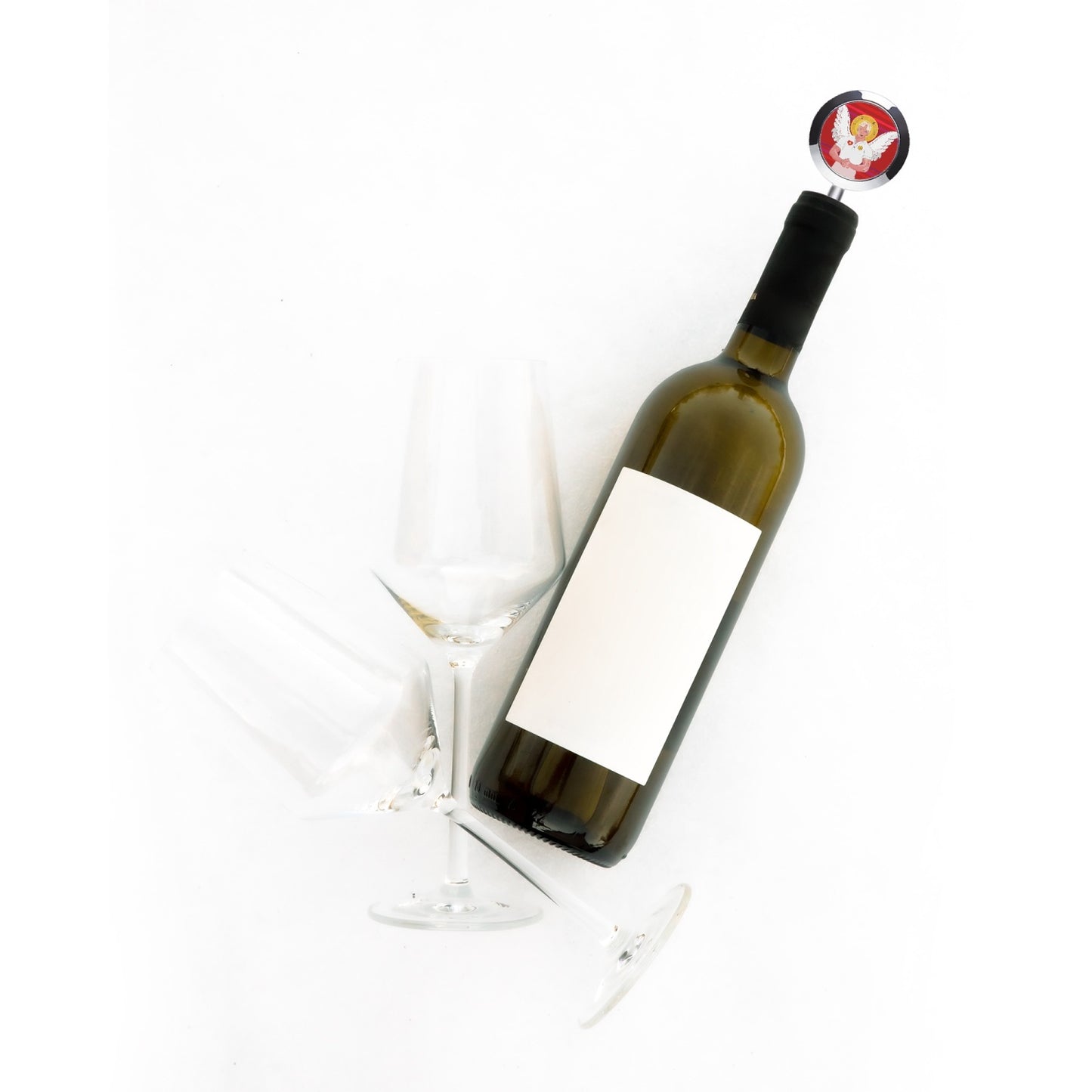 Wine Stopper GLOBAL FREEDOM UNITED ARCHANGEL MICHAEL RED