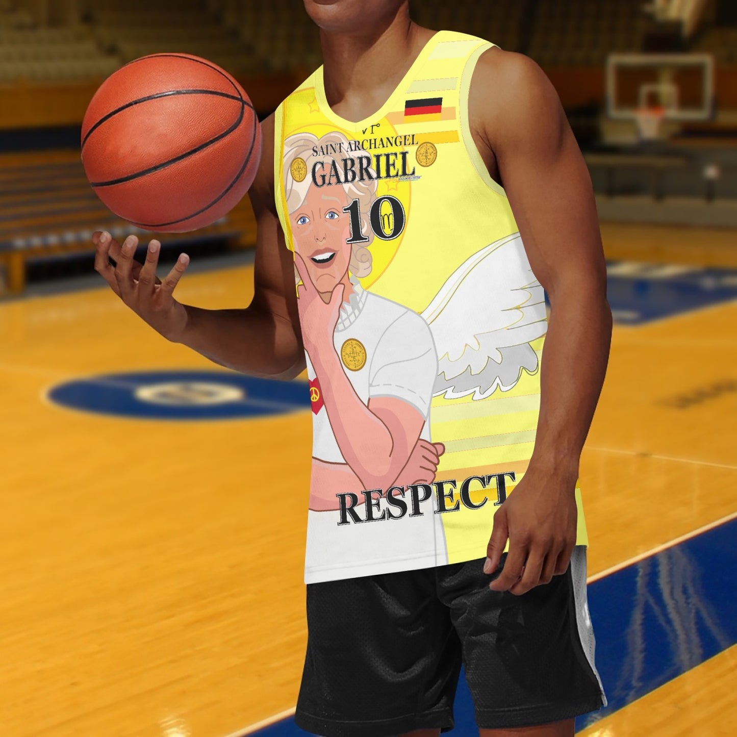 Basketball Jersey GLOBAL FREEDOM UNITED ARCHANGEL GABRIEL GERMANY 10