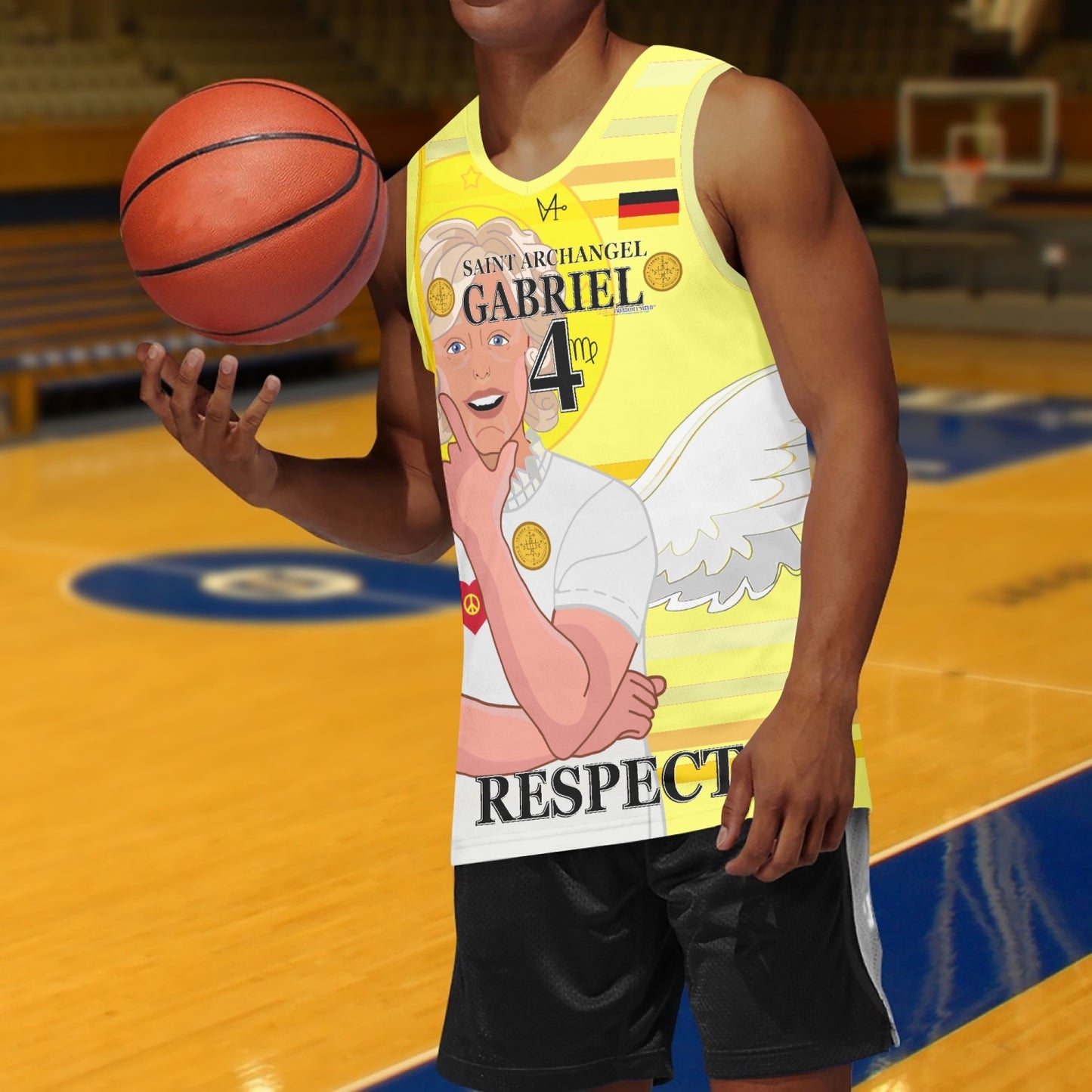 Basketball Jersey GLOBAL FREEDOM UNITED ARCHANGEL GABRIEL GERMANY 4