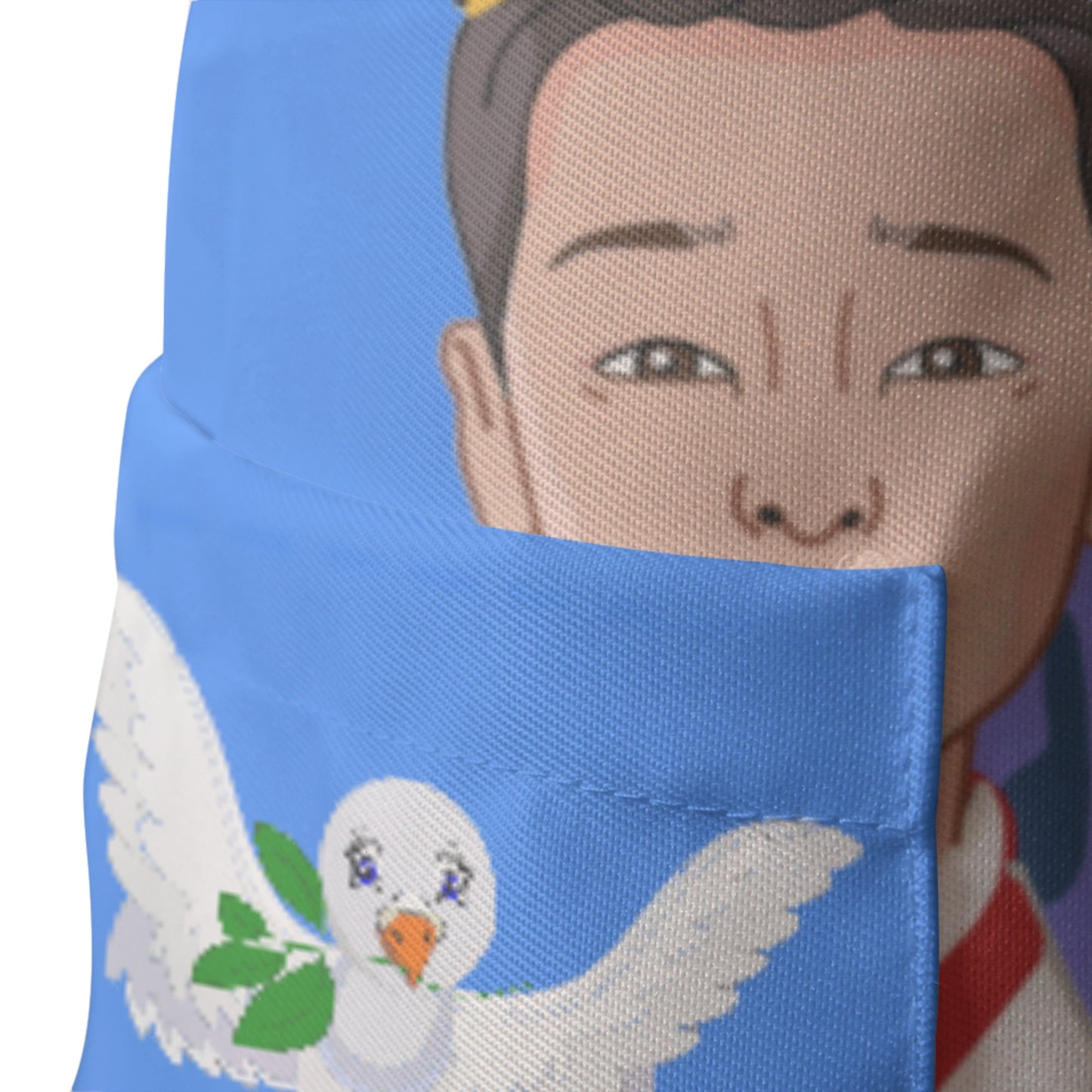 Apron GLOBAL FREEDOM UNITED© Men China & USA Blue