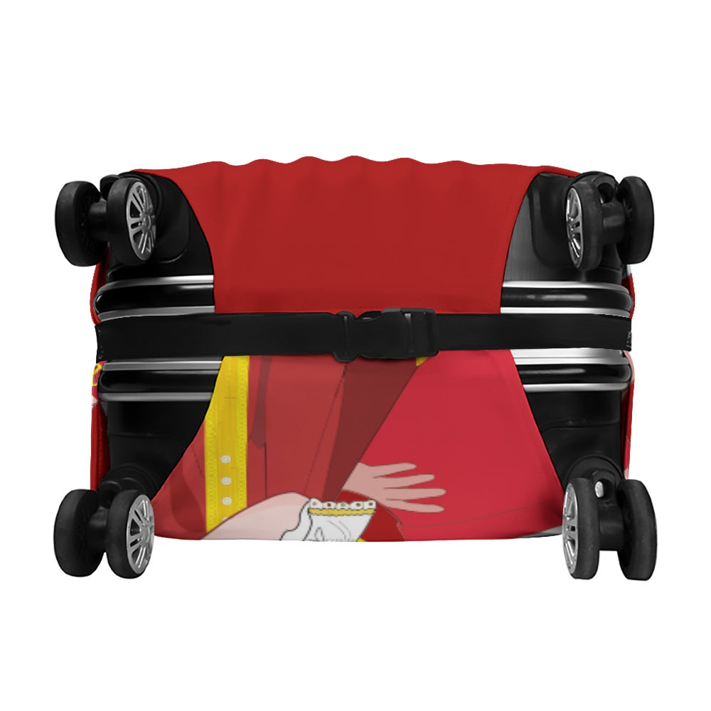 Luggage Cover Global Freedom United Women French & Russia Old Peace Red