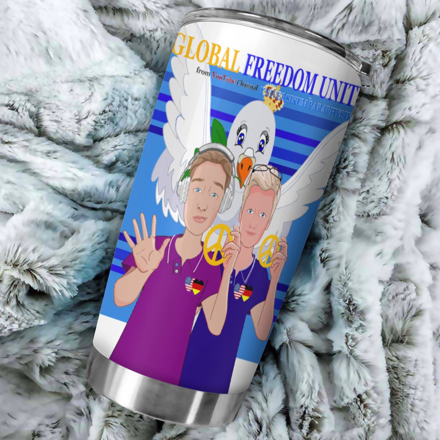 Tumbler Global Freedom United Men Germany & Usa Deep Blue