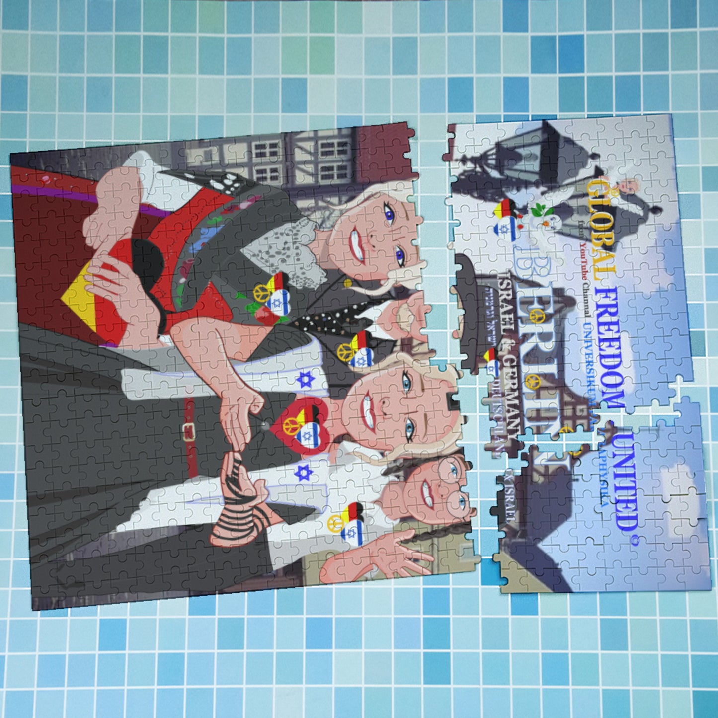 Paper Puzzle GLOBAL FREEDOM UNITED© Germany & Israel