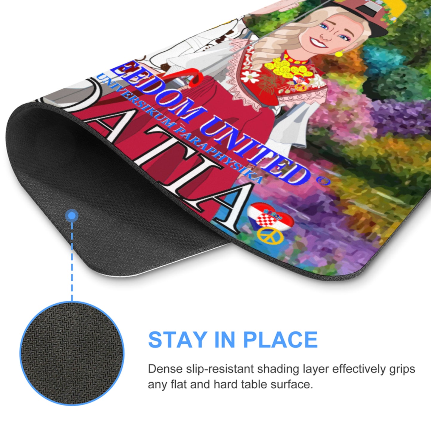 Mouse Pad Global Freedom United Couple Edition Croatia