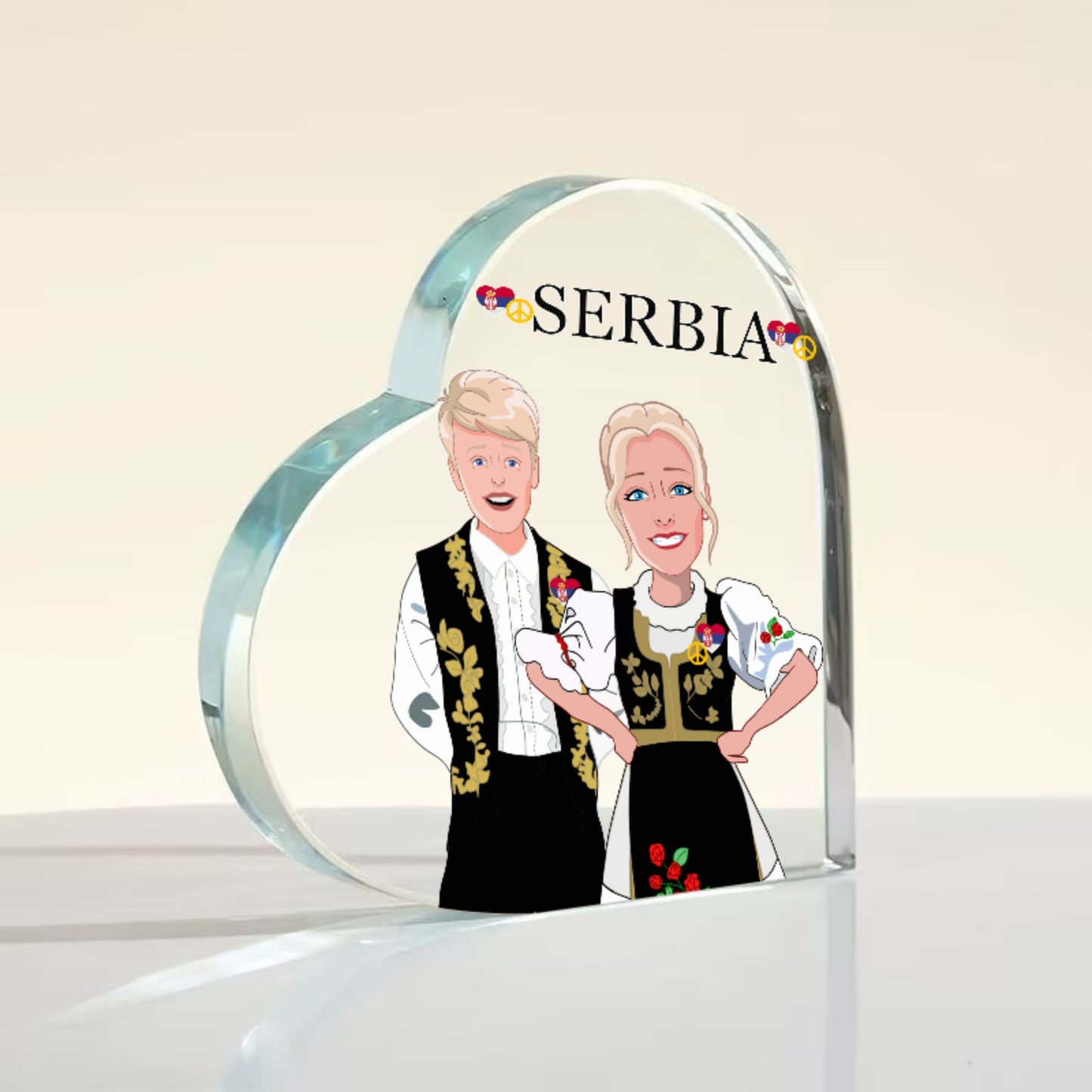 Acryl Hardt GLOBAL FREEDOM UNITED© Couple Serbia Black