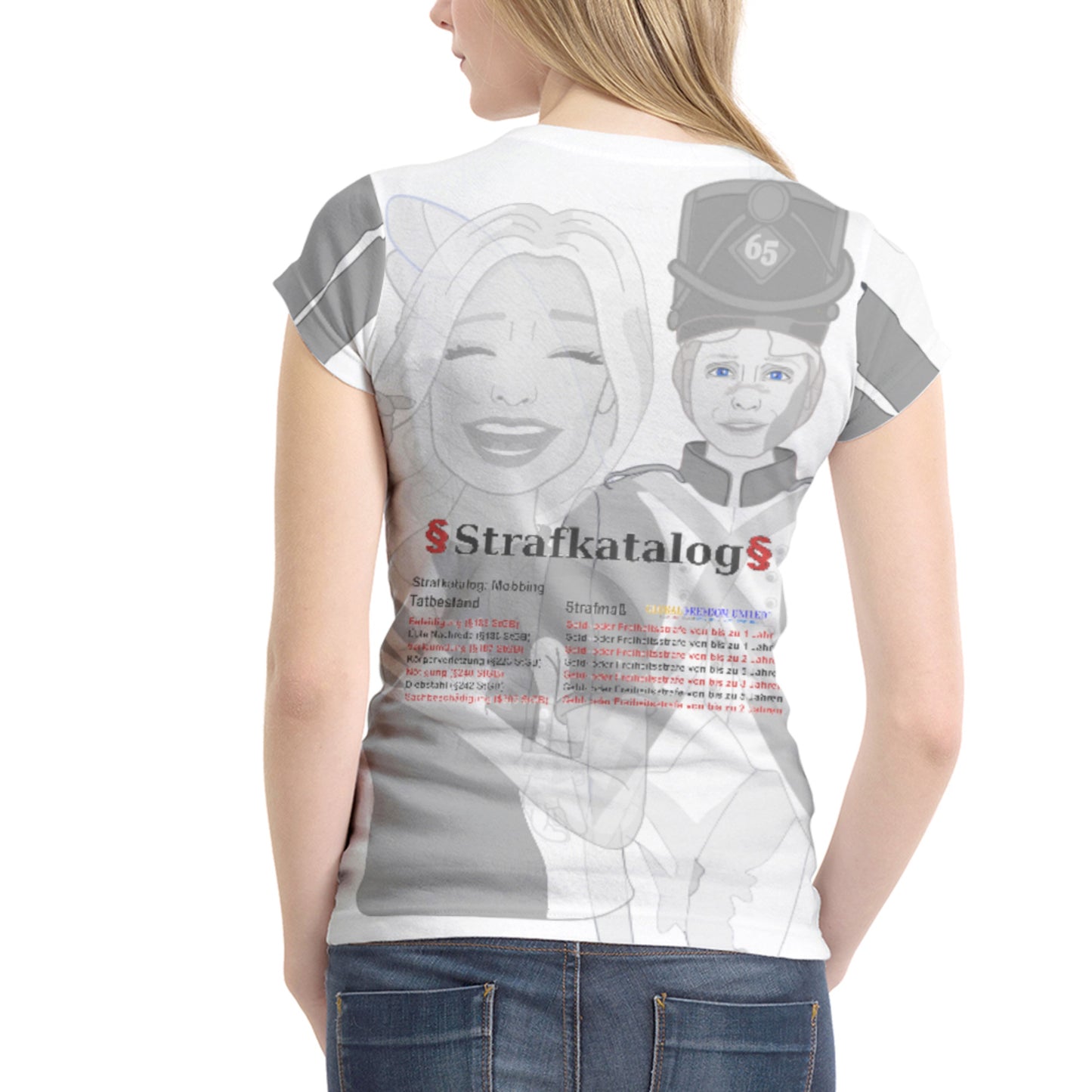 Women´s T-shirt 1 Global Freedom United Anti Mobbing V1