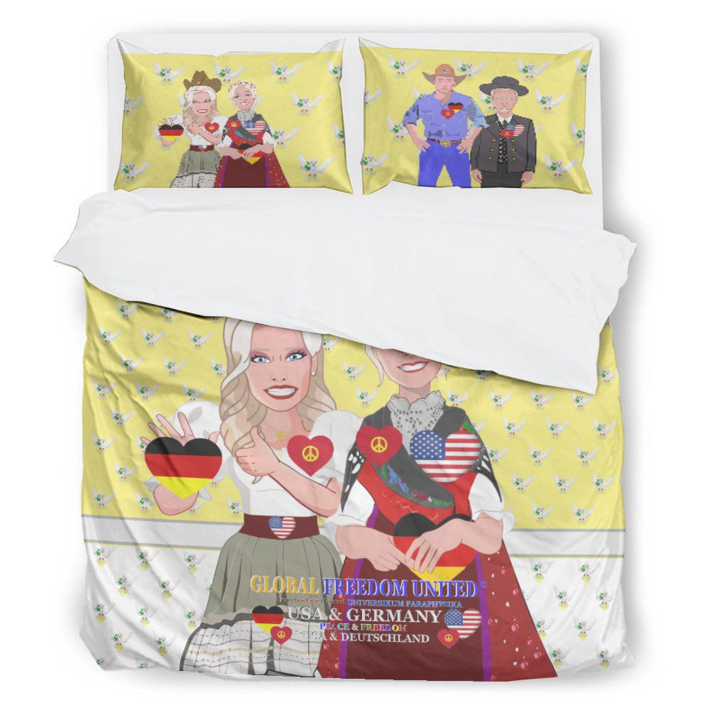 Bed Line GLOBAL FREEDOM UNITED© Women USA & Germany Yellow