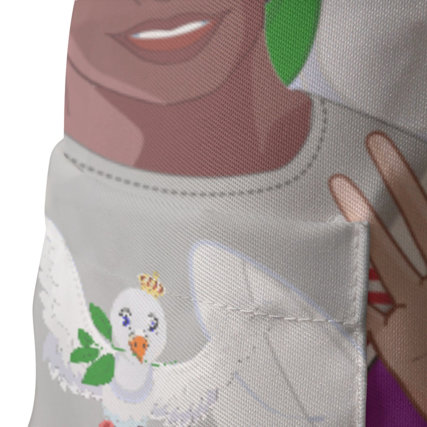 Apron GLOBAL FREEDOM UNITED© Men Anti Fascism & Racism USA Grey