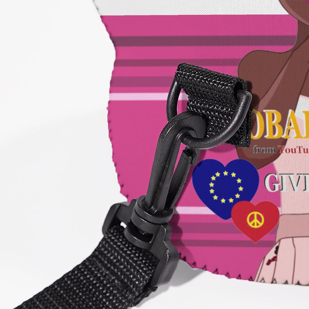 Meal Bag With Strap GLOBAL FREEDOM UNITED© Women Anti Fascism & Racism Europe Pink
