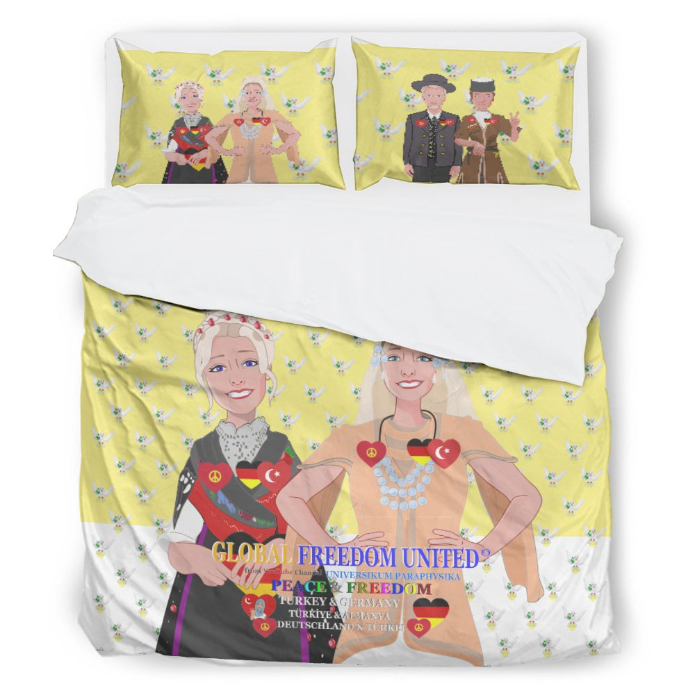 Bed Line GLOBAL FREEDOM UNITED© Women Turkey & Germany Yellow
