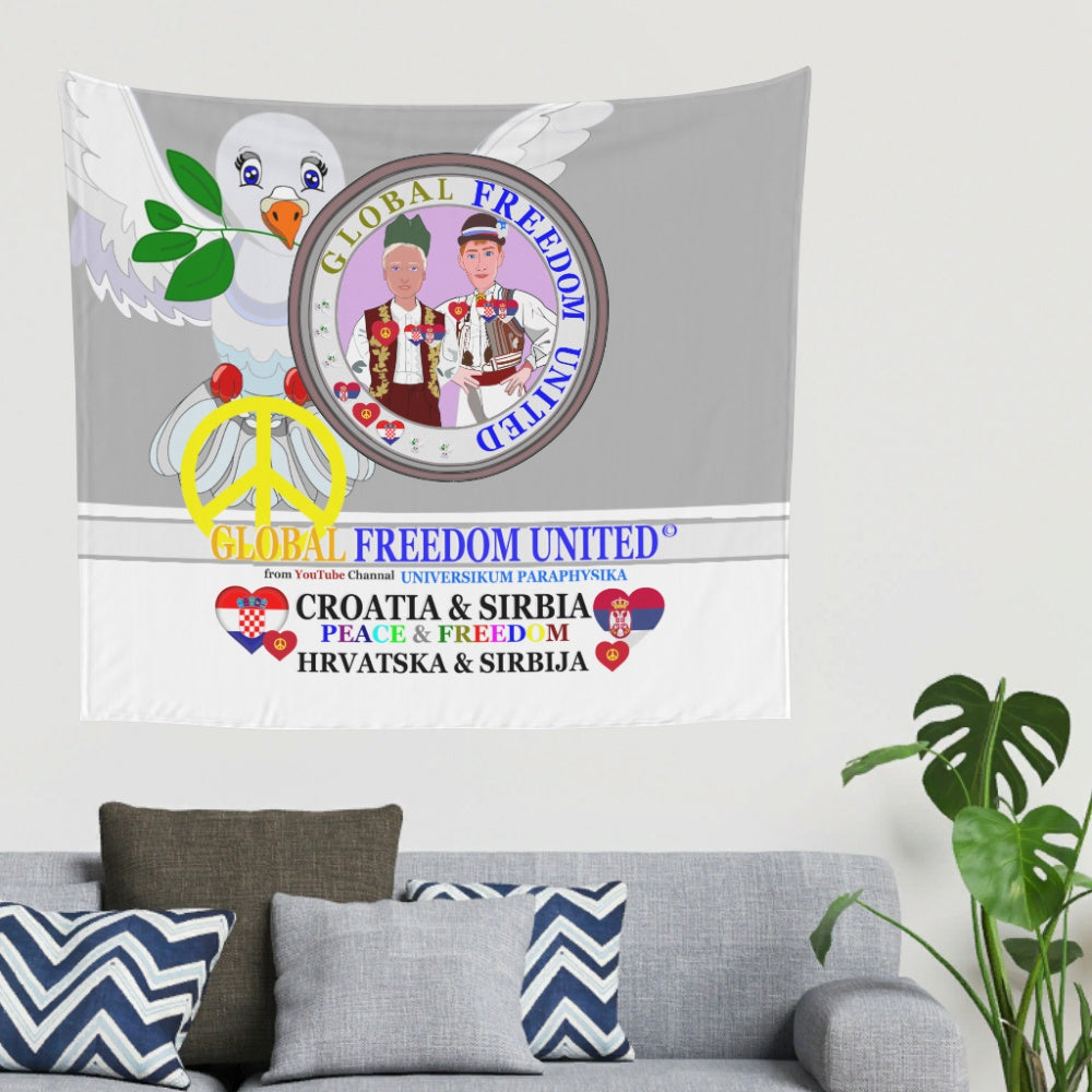 Tapestry Global Freedom United Men Croatia & Serbia Old Peace Grey