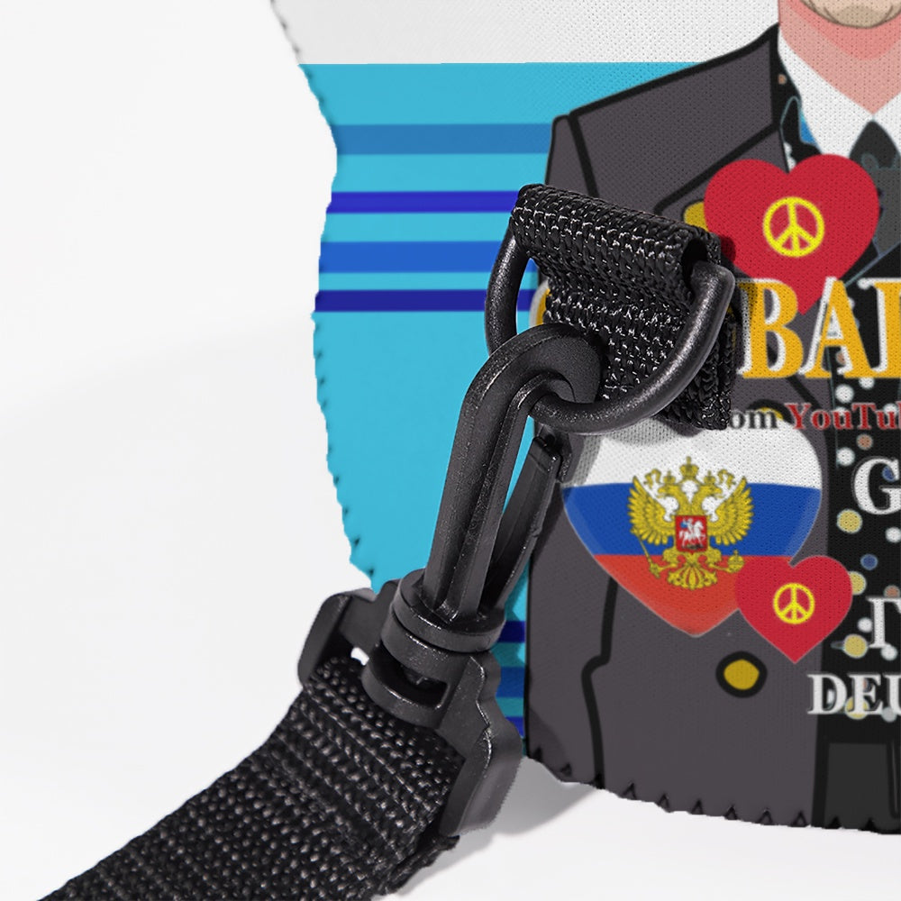 Meal Bag With Strap GLOBAL FREEDOM UNITED© Men Russia & Germany Blue 1