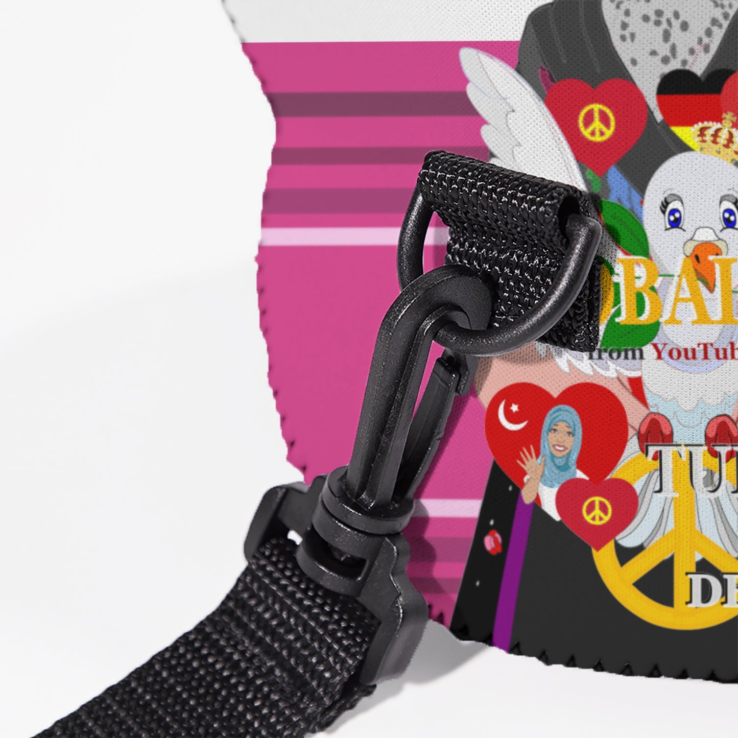 Meal Bag With Straw Global Freedom United Women Turkey & Germany Pink