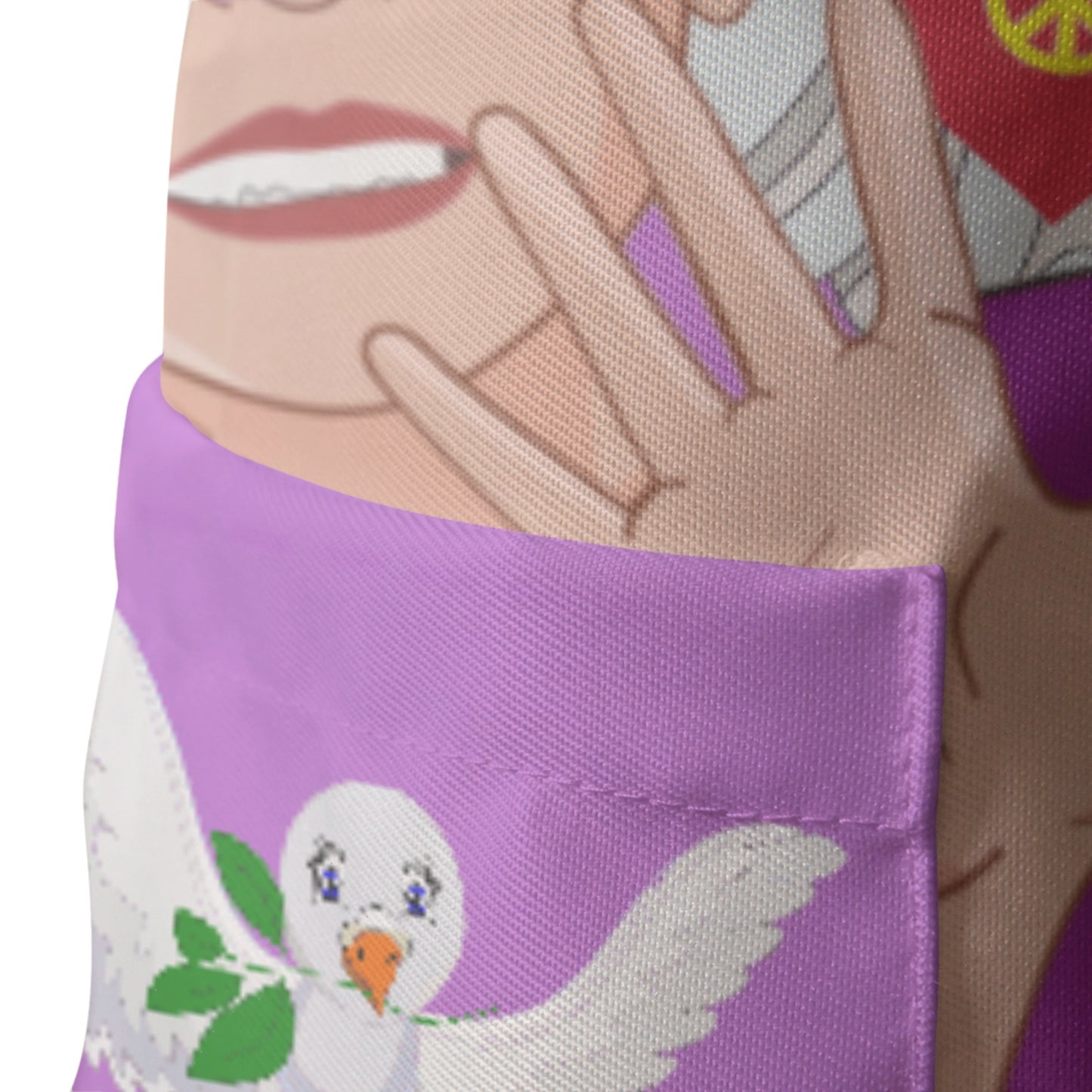 Apron GLOBAL FREEDOM UNITED© Men Syria & USA Lilac