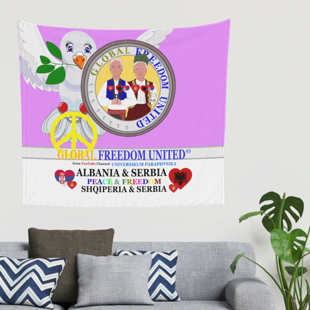 Tapestry Global Freedom United Men Albania & Serbia Old Peace Lilac