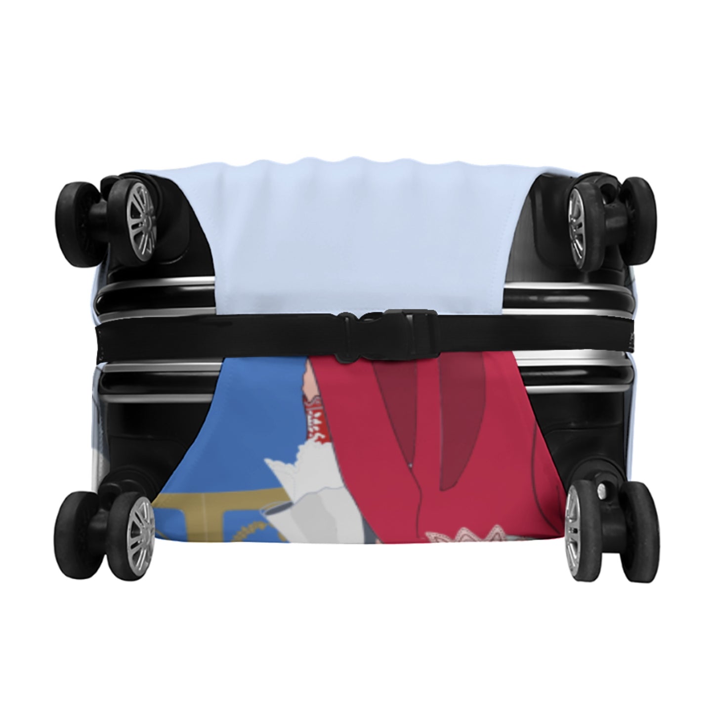 Lugguage Cover Global Freedom United Women Croatia & Serbia Old Peace Light Blue