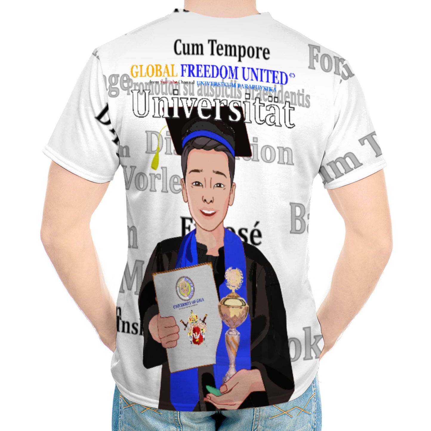 Men´s T-shirt Global Freedom United Asia Student Cooper Place