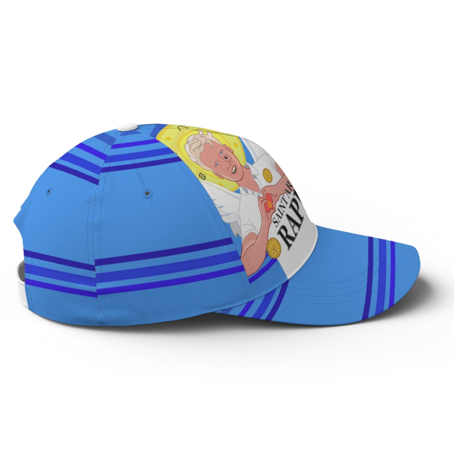 Basketball Cap Global Freedom United Archangel Raphael Deep Blue