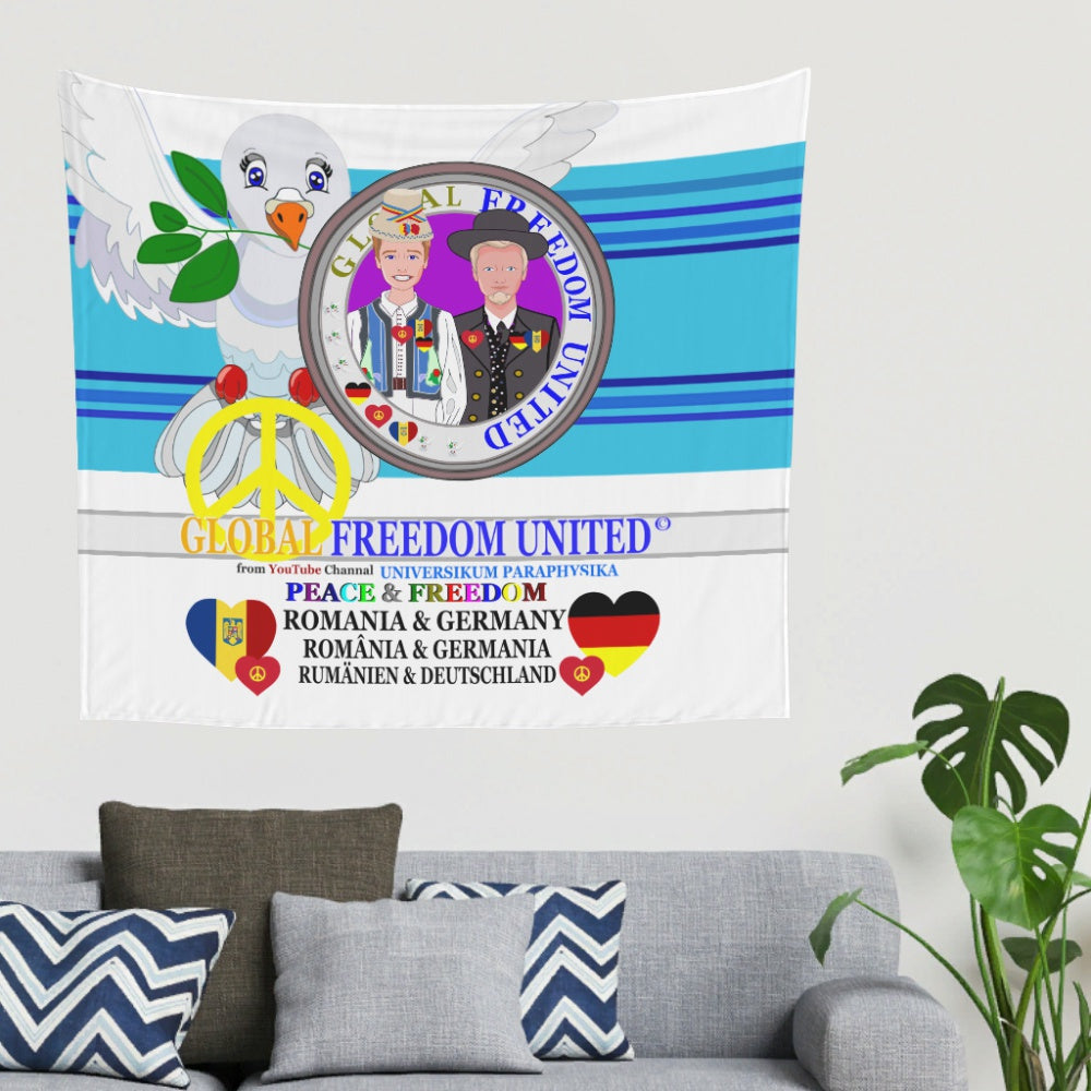Tapestry Global Freedom United Men Romania & Germany Old Peace