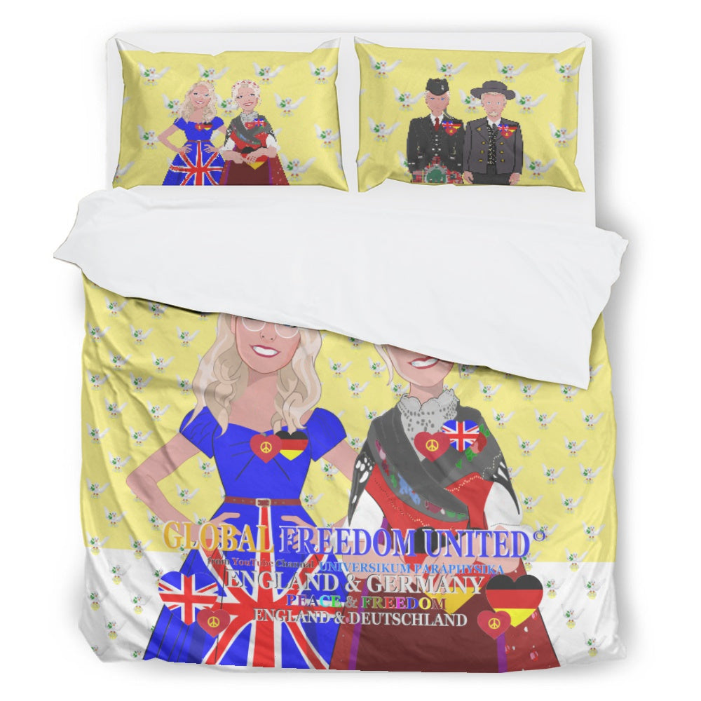 Bed Line GLOBAL FREEDOM UNITED© Women England & Germany Yellow