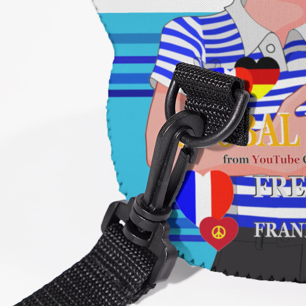 Meal Bag With Strap GLOBAL FREEDOM UNITED© Men French & Germany Blue 1