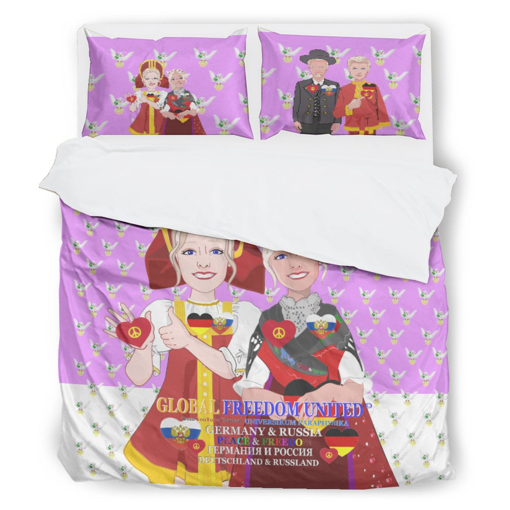 Bed Line GLOBAL FREEDOM UNITED© Women Russia & Germany Lilac