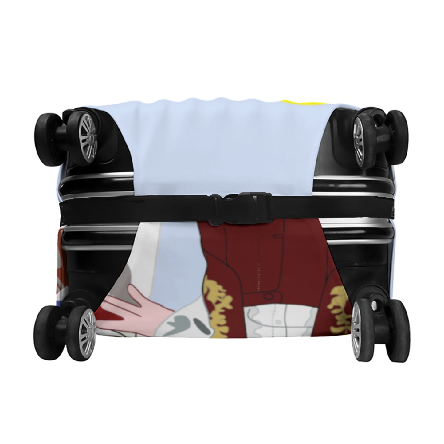 Lugguage Cover Global Freedom United Men Croatia & Serbia Old Peace Light Blue