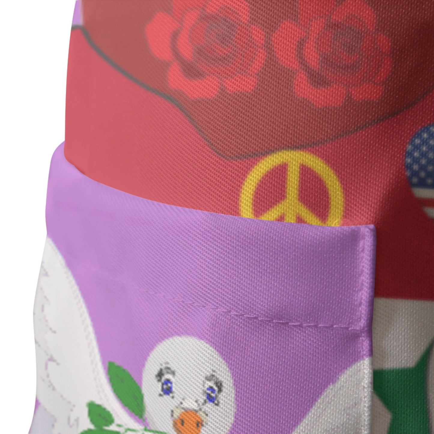 Apron GLOBAL FREEDOM UNITED© Women Syria & USA Lilac
