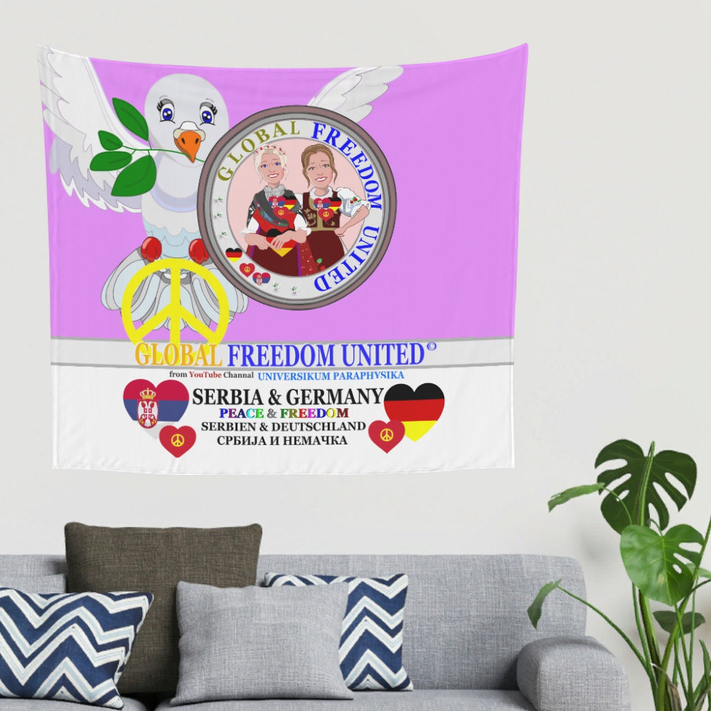Tapestry GLOBAL FREEDOM UNITED© Women Serbia & Germany Lilac