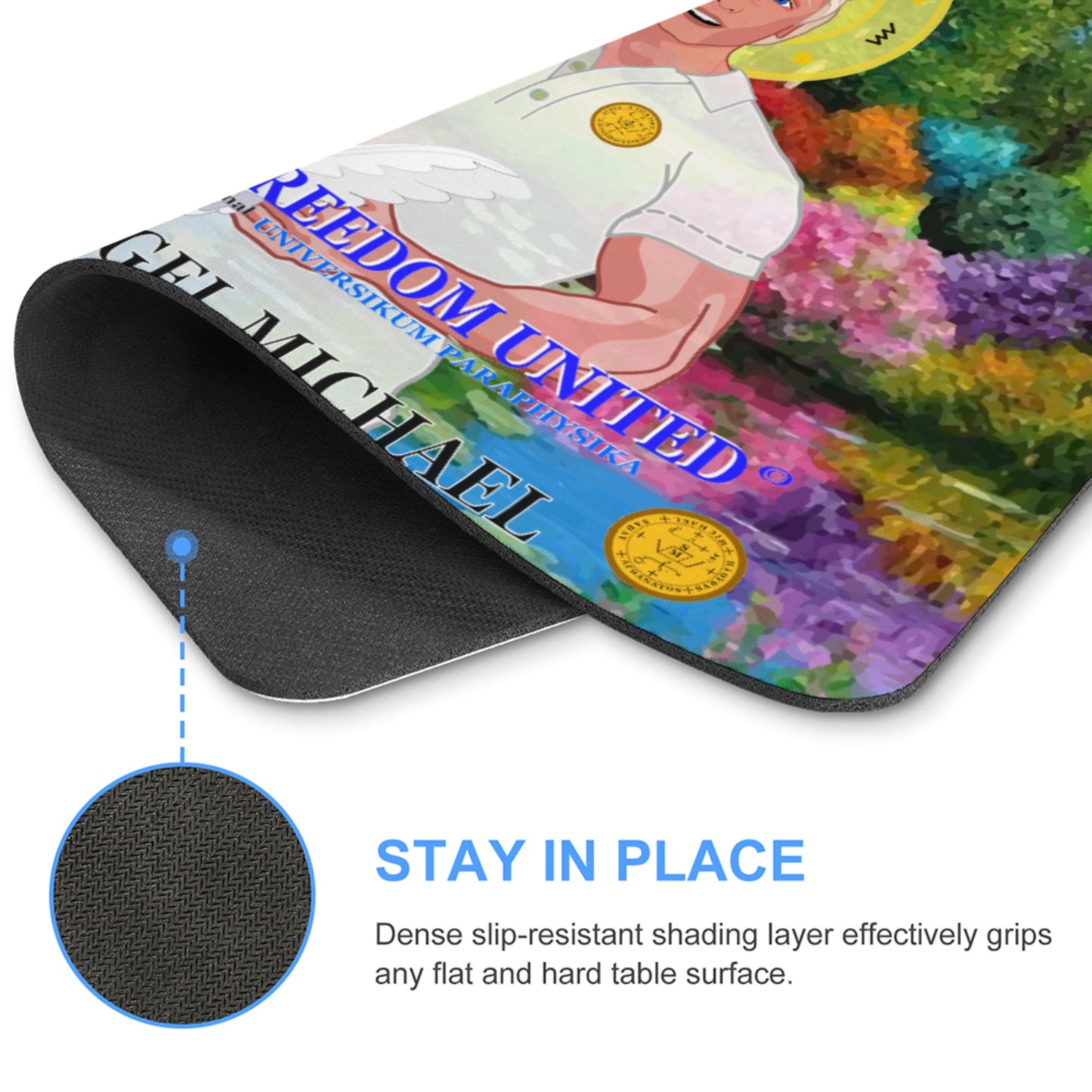 Mouse Pad Global Freedom United Archangel Michael