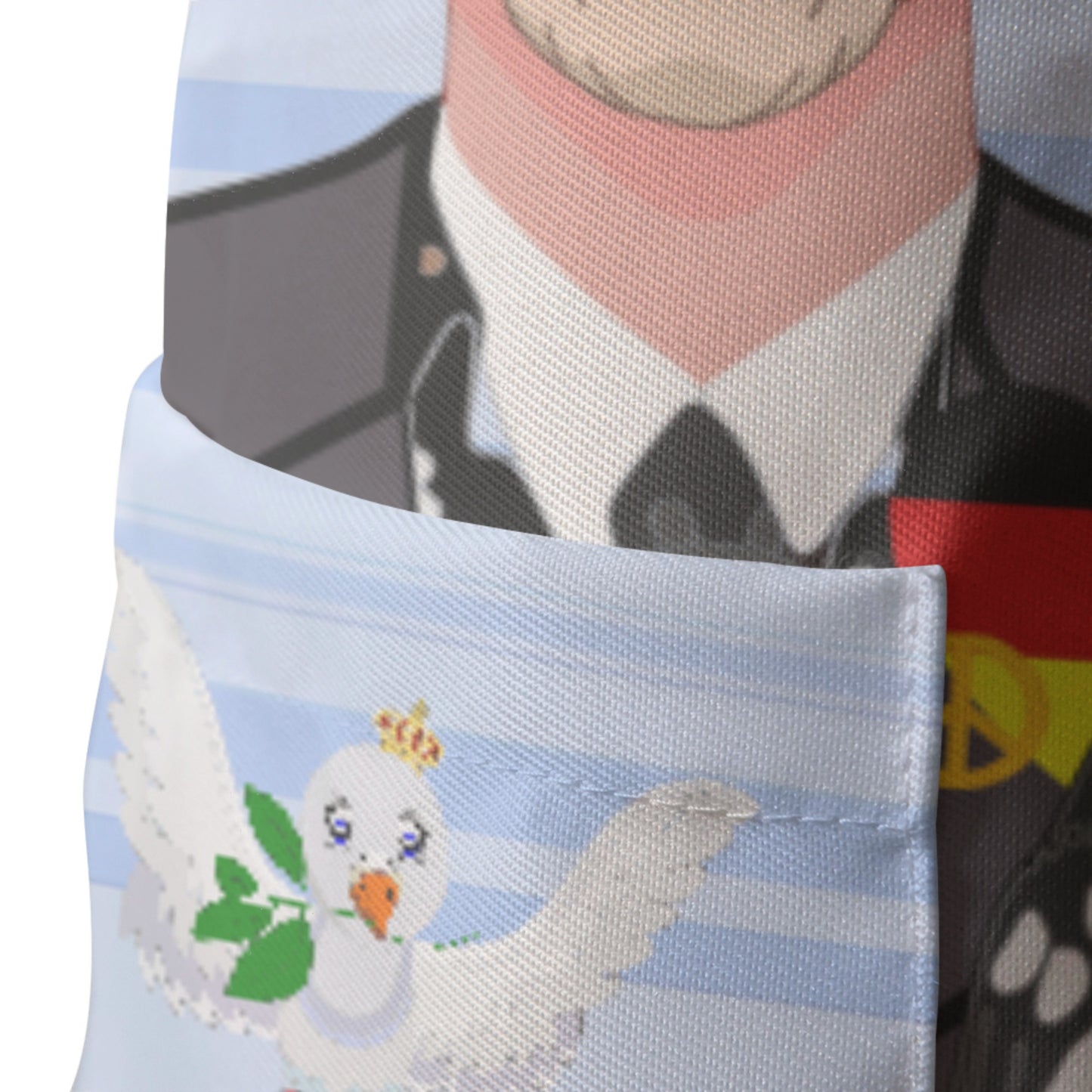 Apron GLOBAL FREEDOM UNITED© Couple Edition Germany V1 Light Blue