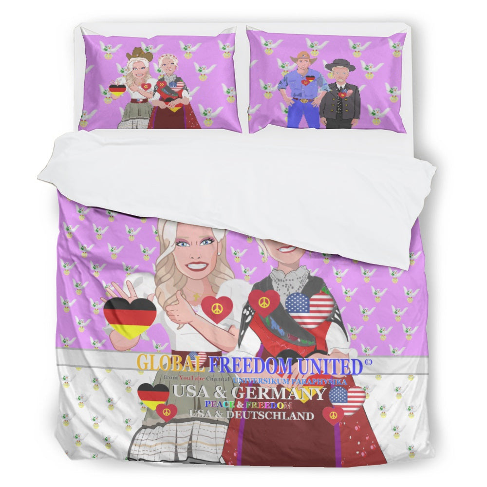 Bed Line GLOBAL FREEDOM UNITED© Women USA & Germany Lilac