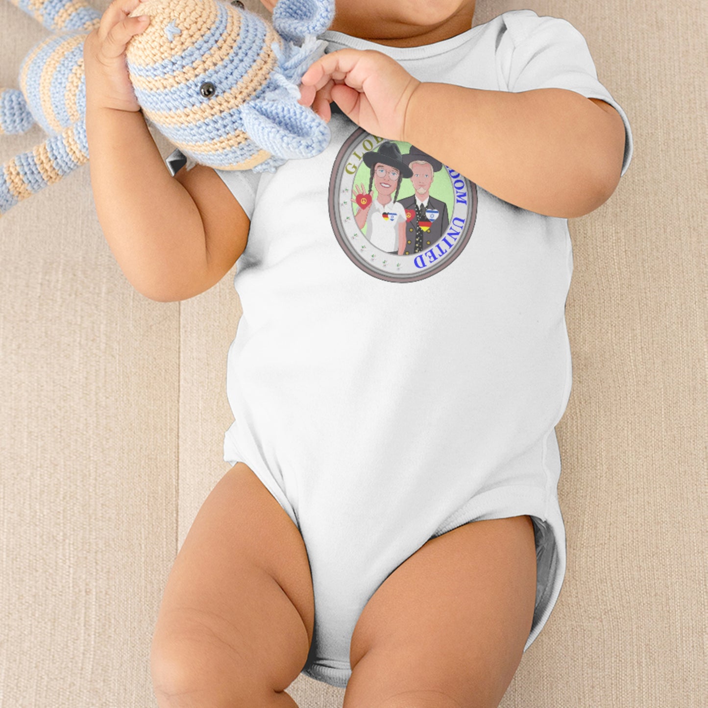 Baby Body Global Freedom United Boys Israel & Germany Old Peace