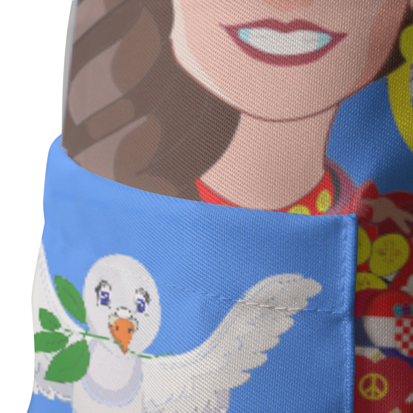 Apron GLOBAL FREEDOM UNITED© Women Croatia & Serbia Blue