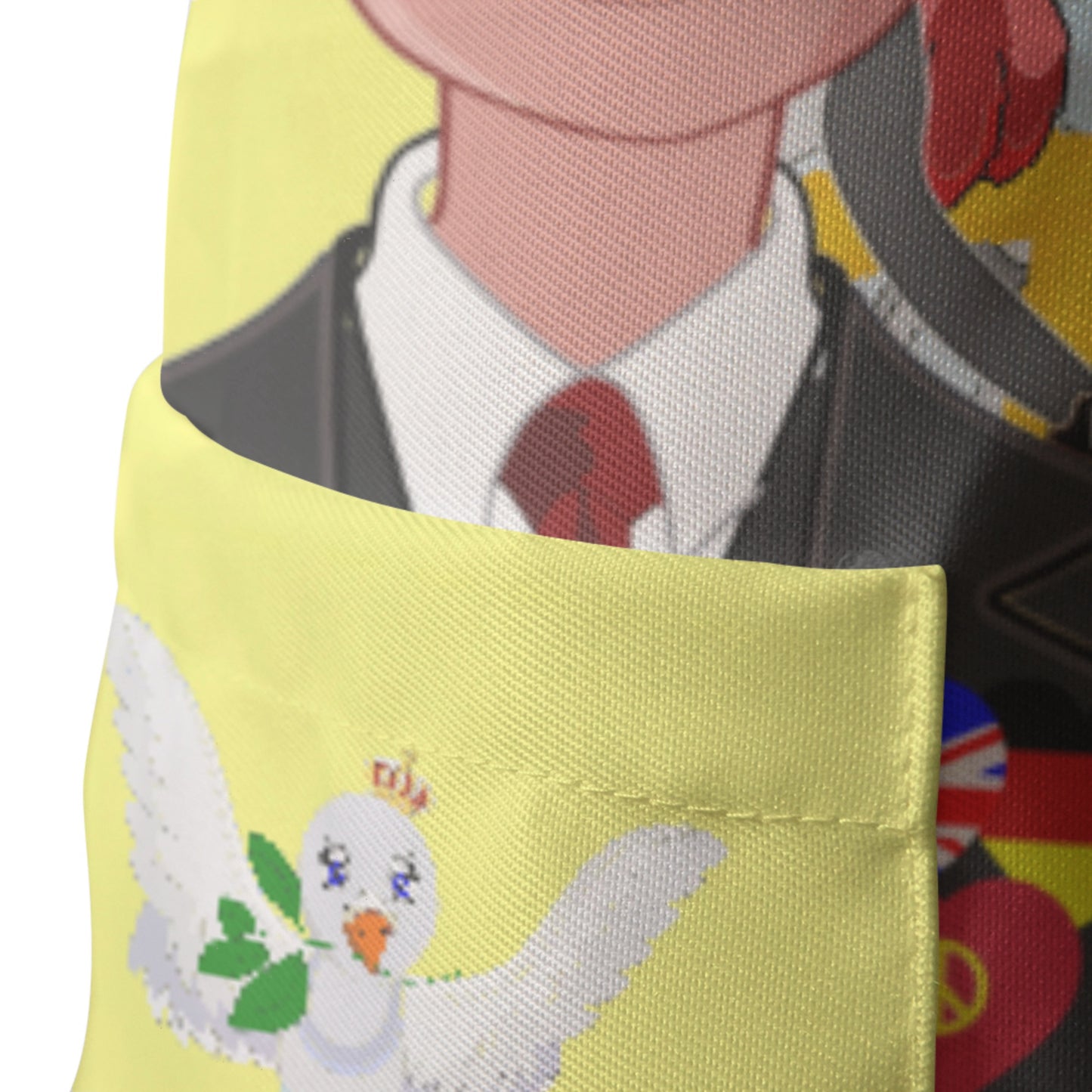 Apron GLOBAL FREEDOM UNITED© Men England & Germany Yellow