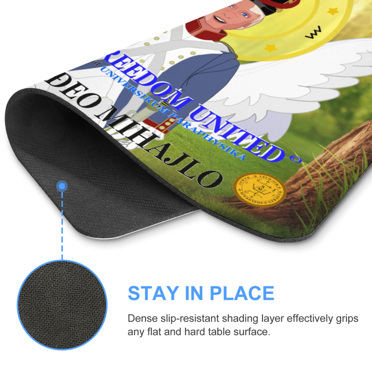 Mouse Pad Global Freedom United Archangel Michael Croatia V3