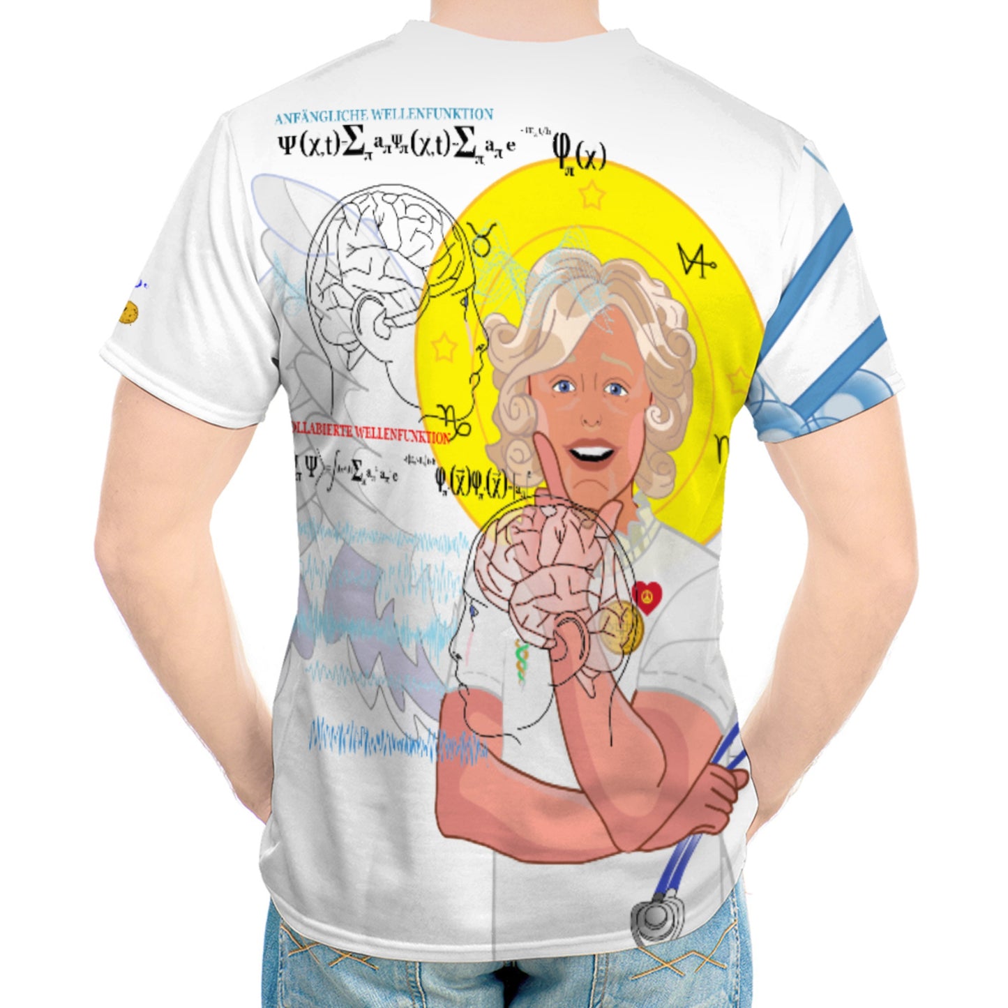 Men´s T-shirt GLOBAL FREEDOM UNITED© Archangel Gabriel German Lab