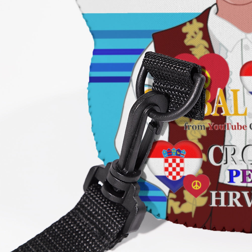 Meal Bag With Strap GLOBAL FREEDOM UNITED© Men Croatia & Serbia Blue 1