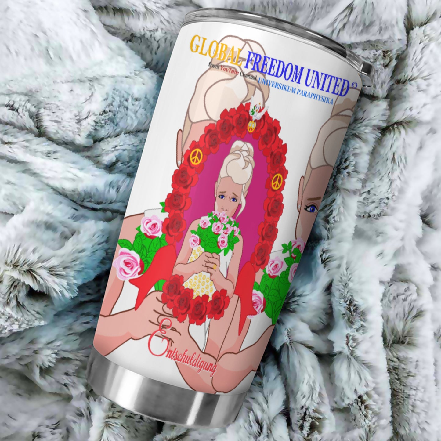 Tumbler Global Freedom United Mädchen Sagt Entschuldigung