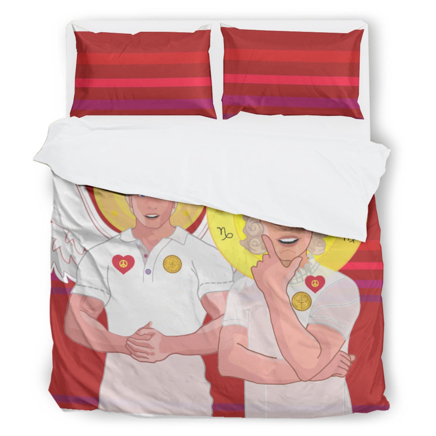 Bed Line GLOBAL FREEDOM UNITED© Archangel Michael & Gabriel Red