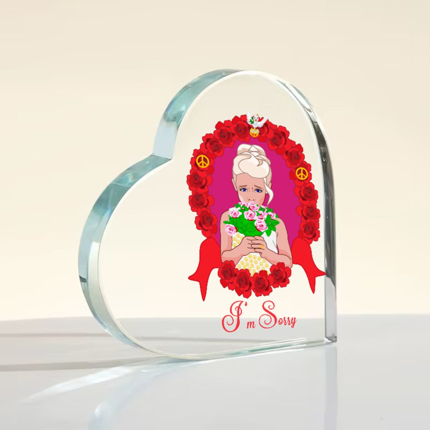 Acryl Haert GLOBAL FREEDOM UNITED© I´m Sorry From A Girl